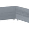 Verhoogde plantenbak zeshoekig 160x160 cm grenenhout grijs
