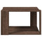 Salontafel 51,5x51,5x30 cm bewerkt hout bruin eikenkleurig