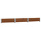 Verhoogde plantenbak zeshoekig 160x160 cm grenenhout bruin