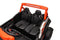Elektrische kinderbuggy - oranje - 4x45W motor - Bluetooth en USB Mp3