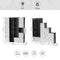 Modulaire kast - 178x143x36cm - kunststof - 6 planken