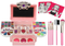 Make up koffer kind - kleurrijke glitters - rozen en nagellak - 17.5x17x12.5 cm