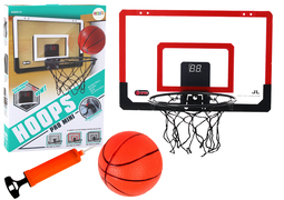 Mini basket - 46 x 31 x 3 cm - met puntenteller - inclusief bal