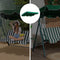 Tuinschommel kap - 210x145 cm - polyester - UV-bescherming