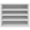 Bureau organiser 36x26x29,5 cm bewerkt hout wit