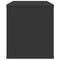 Bureau organiser 36x26x29,5 cm bewerkt hout zwart