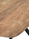 DTP Home Dining table Evo rectangular 240 TEAKWOOD,76x240x110 cm, recycled teakwood