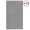 Dakpanelen 12 st 80x45 cm gegalvaniseerd staal zilverkleurig