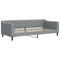 Slaapbank 90x200 cm stof lichtgrijs