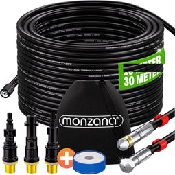 Riool - Leidingen reinigerset Premium 5-delig zwart 30m