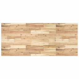 Bureaublad 120x60x2 cm onbehandeld massief acaciahout