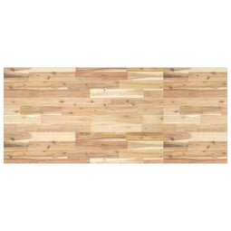 Bureaublad 140x60x2 cm onbehandeld massief acaciahout
