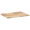 Bureaublad 80x60x2 cm onbehandeld massief acaciahout