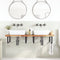 Wastafelblad met olieafwerking 120x50x4 cm massief acaciahout