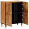 Bijzetkast 60x33x75 cm massief mangohout