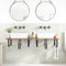 Wastafelblad met olieafwerking 120x50x2 cm massief acaciahout