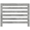Radiatorombouw 104x20x82 cm bewerkt hout betongrijs