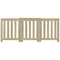 Radiatorombouw 205x21,5x83,5 cm bewerkt hout sonoma eikenkleur