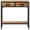 Wandtafel 70x35x70 cm massief ruw mangohout