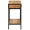 Wandtafel 70x35x70 cm massief ruw mangohout