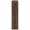 Radiatorombouw 205x21,5x83,5 cm bewerkt hout bruin eikenkleurig