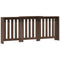 Radiatorombouw 205x21,5x83,5 cm bewerkt hout bruin eikenkleurig