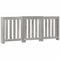 Radiatorombouw 205x21,5x83,5 cm bewerkt hout grijs sonoma eiken