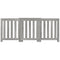 Radiatorombouw 205x21,5x83,5 cm bewerkt hout grijs sonoma eiken