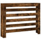 Radiatorombouw 104x20x82 cm bewerkt hout gerookt eikenkleurig