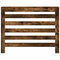 Radiatorombouw 104x20x82 cm bewerkt hout gerookt eikenkleurig