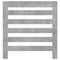 Radiatorombouw 78x20x82 cm bewerkt hout betongrijs