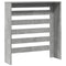 Radiatorombouw 78x20x82 cm bewerkt hout betongrijs