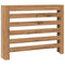 Radiatorombouw 104x20x82 cm bewerkt hout artisanaal eikenkleur