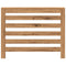 Radiatorombouw 104x20x82 cm bewerkt hout artisanaal eikenkleur