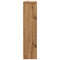 Radiatorombouw 104x20x82 cm bewerkt hout artisanaal eikenkleur