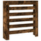 Radiatorombouw 78x20x82 cm bewerkt hout gerookt eikenkleurig