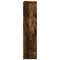Radiatorombouw 78x20x82 cm bewerkt hout gerookt eikenkleurig