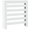 Radiatorombouw 78x20x82 cm bewerkt hout wit