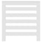 Radiatorombouw 78x20x82 cm bewerkt hout wit