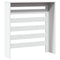 Radiatorombouw 78x20x82 cm bewerkt hout wit