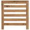 Radiatorombouw 78x20x82 cm bewerkt hout artisanaal eikenkleur