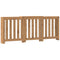 Radiatorombouw 205x21,5x83,5 cm bewerkt hout artisanaal eiken