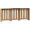 Radiatorombouw 205x21,5x83,5 cm bewerkt hout artisanaal eiken