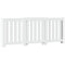 Radiatorombouw 205x21,5x83,5 cm bewerkt hout wit
