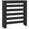 Radiatorombouw 78x20x82 cm bewerkt hout zwart