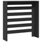 Radiatorombouw 78x20x82 cm bewerkt hout zwart