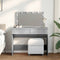 Kaptafel met LED-verlichting 100x40x120 cm betongrijs