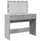 Kaptafel met LED-verlichting 100x40x120 cm betongrijs