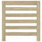 Radiatorombouw 78x20x82 cm bewerkt hout sonoma eikenkleurig