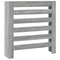 Radiatorombouw 78x20x82 cm bewerkt hout grijs sonoma eikenkleur